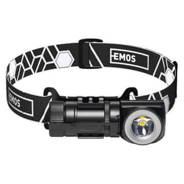 EMOS Naglavna punjiva LED svjetiljka P3544, 500 lm, 120 m, Li-Ion 800 mAh