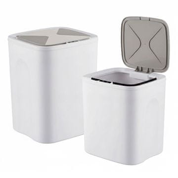Northix Set od 2 plastične senzorske kante za kremu, 14L i 16L