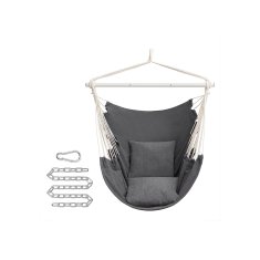Songmics Viseća stolica 150x128 cm Siva