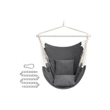 Songmics Viseća stolica 150x128 cm Siva