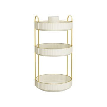 Songmics Organizator za šminku 23x23x46 cm Bijeli