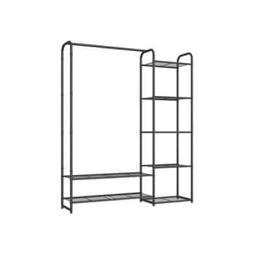 Songmics Vješalica za odjeću 29x112x158.4 cm Crna