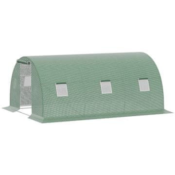 Homestar Staklenik Polytunnel 450x300x200 cm Zelen