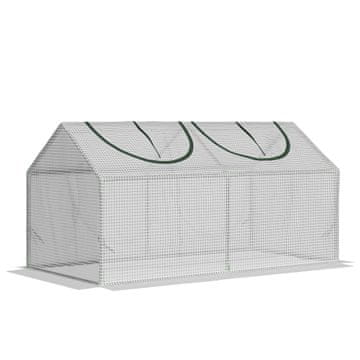 Homestar Staklenik Mini staklenik s prozorom 120x60x60 cm Bijeli