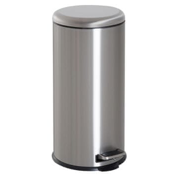Homestar Kanta za smeće s pedalom 30L 29.2x62.9 cm Srebrna