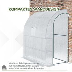 Homestar Staklenik 200x100x215 cm Bijeli