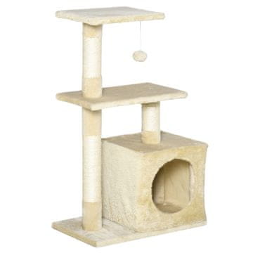 Homestar Stablo za mačke 50x30x80 cm Bež