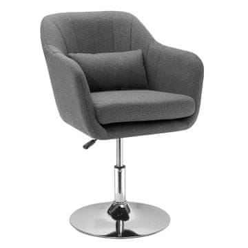 Homestar Uredska stolica 57x57x77.5-87 cm tamno siva