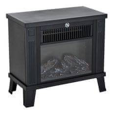 Homestar Električna peć na drva 34x17x31 cm Crna