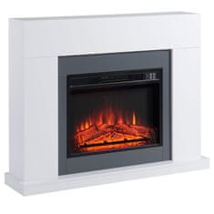 Homestar Električni kamin 113x26,6x87,5 cm bijeli