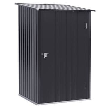 Homestar Vrtni skladišni prostor 100x103x160 cm tamnosivi metal