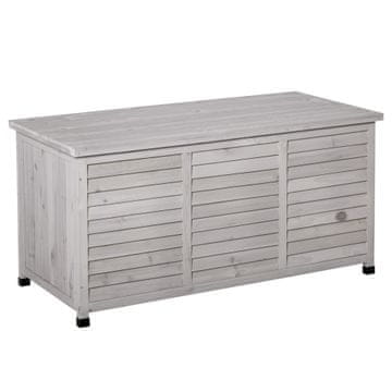 Homestar Vrtni ormarić za pohranu 127x56x60 cm Sivi