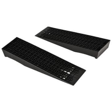 Homestar Set rampe 2 komada prag rampa 70x20x8 cm crna