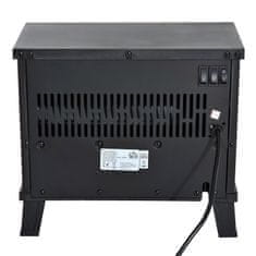 Homestar Električna peć na drva 34x17x31 cm Crna
