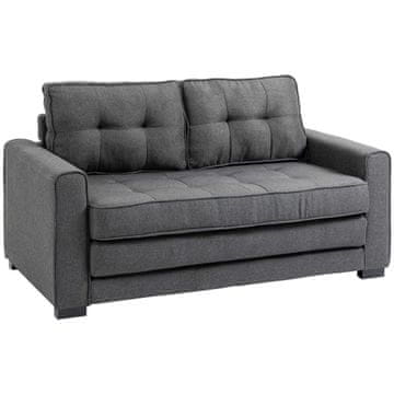 Homestar Dvosjedna trosjed na razvlačenje 147,5x75x85 cm siva