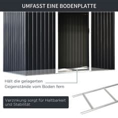 Homestar Vrtna sjenica 280x130x172 cm tamnosiva