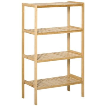 Homestar Knjigovodstveni regal 4 police 62x33x112 cm prirodni