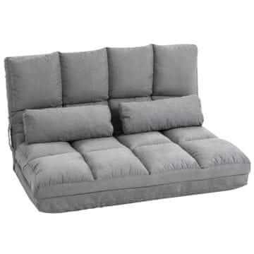 Homestar Podna stolica krevet 102x73x60 cm siva