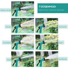 Homestar Zidni kolut za crijevo 28x14x34 cm Zeleno Crna