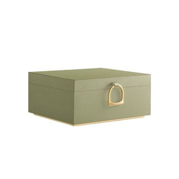 Songmics Kutija za nakit 20.5x24x11 cm Zelena