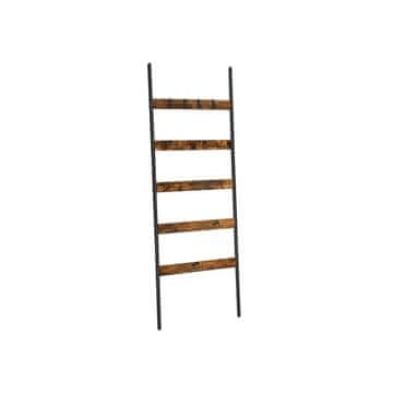 Songmics Stalak za ručnike, ljestve, 65x178 cm, smeđa