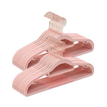 Songmics Vješalice za odjeću 30 komada, 42x0.5x21.5 cm, siva