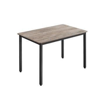 Songmics Blagovaonski stol 70x110x77 cm drvo u boji greige