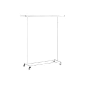 Songmics Vješalica za odjeću 45.4x92x160 cm Bijela
