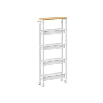 Songmics Pokretni kolica 5 razina 13x45.4x99.6 cm smeđa