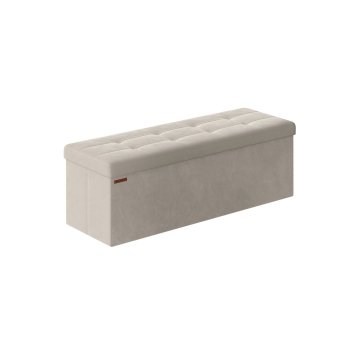 Songmics Klupa za pohranu 38x110x38 cm Bijela