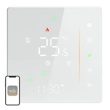 MOES MOES WHT-006-GB-WH Wi-Fi termostat za električno podno grijanje (bijeli)