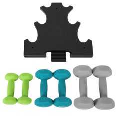 Songmics Set bučica heksagonalnih 2x1 kg 2x2 kg 2x3 kg Zeleno Plavo Sivo