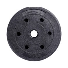 Songmics Set bučica 2 komada 20 kg podesiv crni