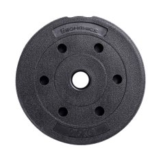 Songmics Set bučica 2 komada 20 kg crne boje