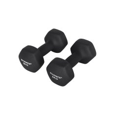 Songmics Set bučica 2 komada 5 kg svaki crne boje