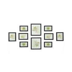 Songmics Set okvira za slike 10 komada 20x25 cm 13x18 cm 10x15 cm Bijela