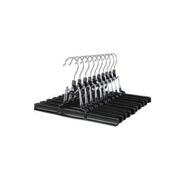 Songmics Vješalica za odjeću 26x15.2x1.5 cm Crni metal