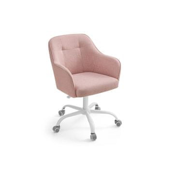 Songmics Uredska stolica 69x65x83-93 cm Roza