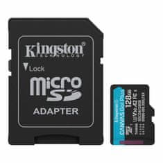 Kingston Canvas Go Plus Gen4 microSDXC kartica + adapter, 128 GB (SDCG4/128GB)