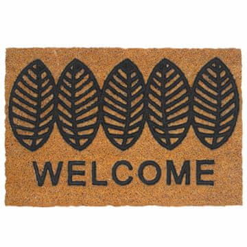 Northix Otirač od kokosa i PVC-a, 60x40 cm, neklizajući, prirodni