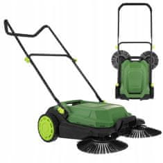 Malatec Ručni mehanički stroj za metenje s metlom 68 cm, 3 četke