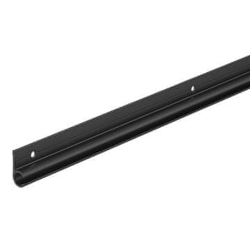 Northix Aluminijska šina za tendu crna 90 100 x 2.7 x Ø9 mm