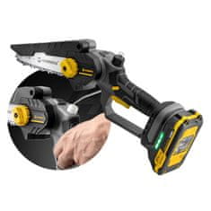 Northix Bežična mini motorna pila, motor bez četkica, 2x 21V baterije