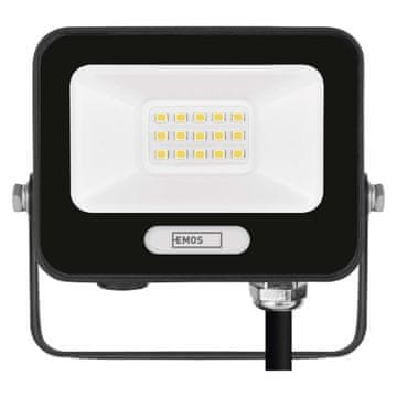 EMOS ZS2214B LED reflektor GLARO 10W, crni, IP65, 1000 lm, neutralno bijela