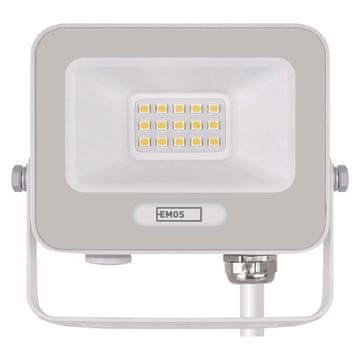 EMOS ZS2214W LED reflektor GLARO 10W, bijeli, IP65, 1000 lm, neutralno bijela