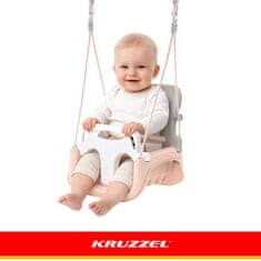 Northix Dječja ljuljačka 3 u 1, podesiva užad, nosivost 30 kg