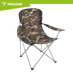 Northix Sklopiva ribarska stolica Camo s tendom i mrežom protiv komaraca
