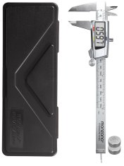 Northix Digitalno pomično mjerilo 150 mm, kaljeni čelik, LCD zaslon