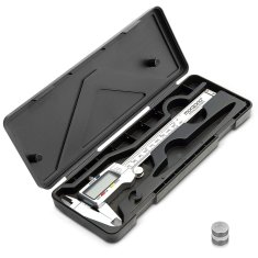 Northix Digitalno pomično mjerilo 150 mm, kaljeni čelik, LCD zaslon