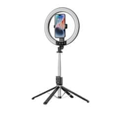 BLAVEC Aura P55 Selfie kružno LED svjetlo + stativ 2.3m, crno